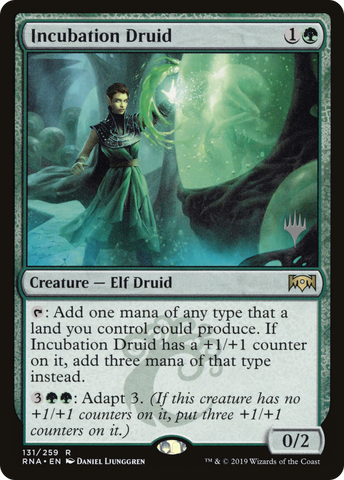 {R} Incubation Druid (Promo Pack) [Ravnica Allegiance Promos][PP RNA 131]