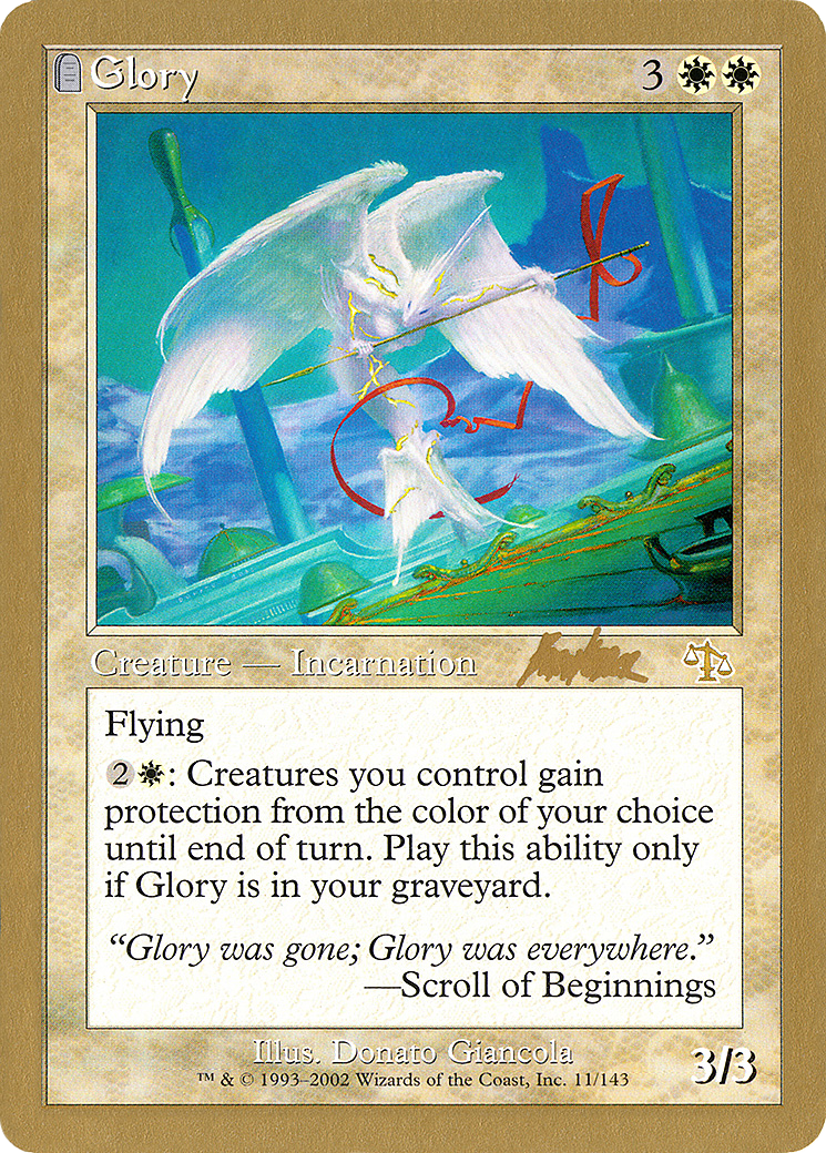 {R} Glory (Brian Kibler) [World Championship Decks 2002][GB WC02 BK11]