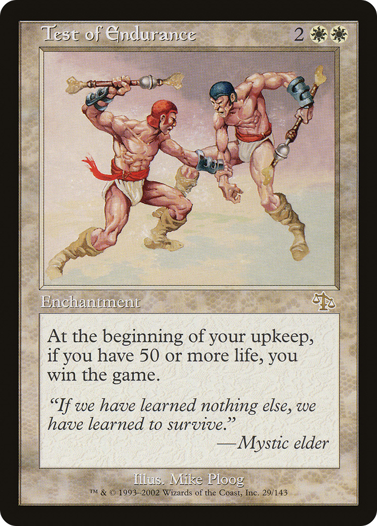 {R} Test of Endurance [Judgment][JUD 029]