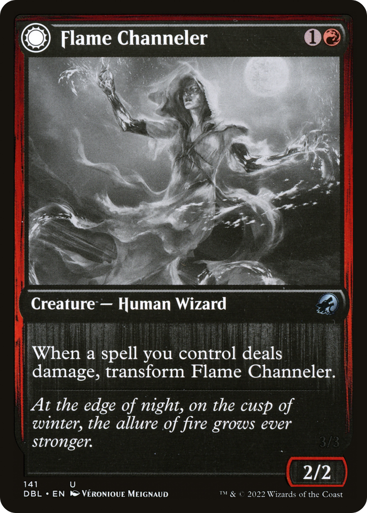{C} Flame Channeler // Embodiment of Flame [Innistrad: Double Feature][DBL 141]