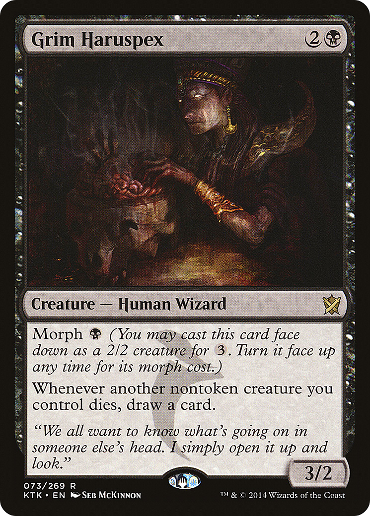 {R} Grim Haruspex [Khans of Tarkir][KTK 073] - Misty Mountain Games