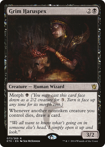 {R} Grim Haruspex [Khans of Tarkir][KTK 073]