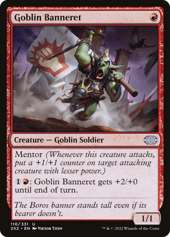 {C} Goblin Banneret [Double Masters 2022][2X2 110]
