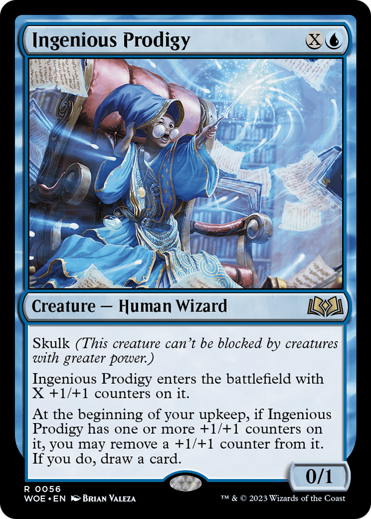 {@R} Ingenious Prodigy [Wilds of Eldraine][WOE 056]