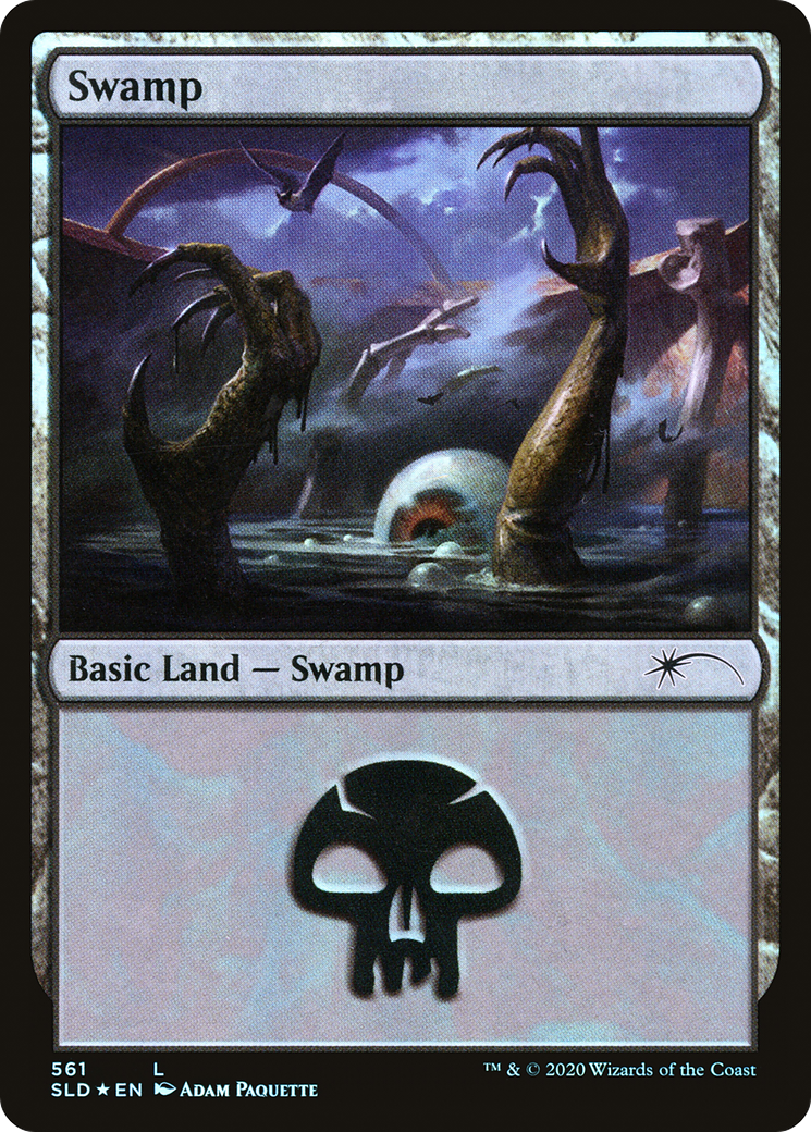 {B}[SLD 561] Swamp (Witchcraft) (561) [Secret Lair Drop Promos]