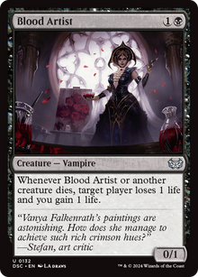 {C} Blood Artist [Duskmourn: House of Horror Commander][DSC 132]