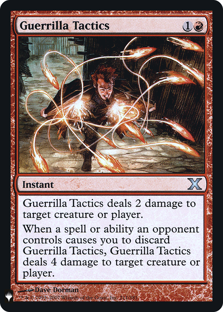 {C} Guerrilla Tactics [Mystery Booster][LS 10E 211]