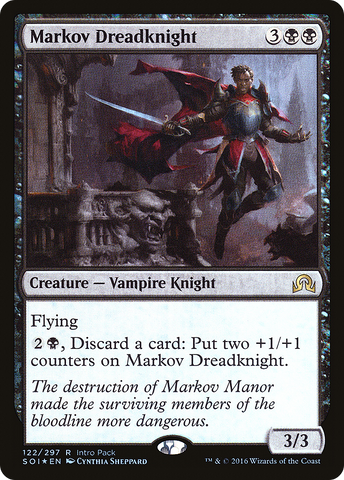 {R} Markov Dreadknight (Intro Pack) [Shadows over Innistrad Promos][PA SOI 122]