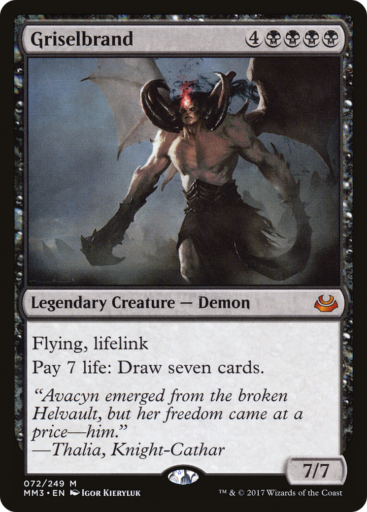 {R} Griselbrand [Modern Masters 2017][MM3 072]