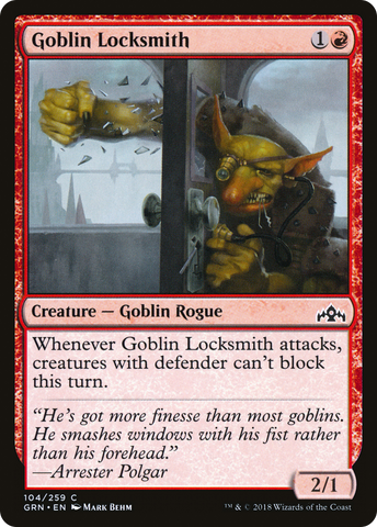 {C} Goblin Locksmith [Guilds of Ravnica][GRN 104]