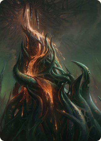 {A} Copperline Gorge Art Card [Phyrexia: All Will Be One Art Series][AONE 057]