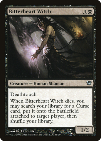{C} Bitterheart Witch [Innistrad][ISD 088]