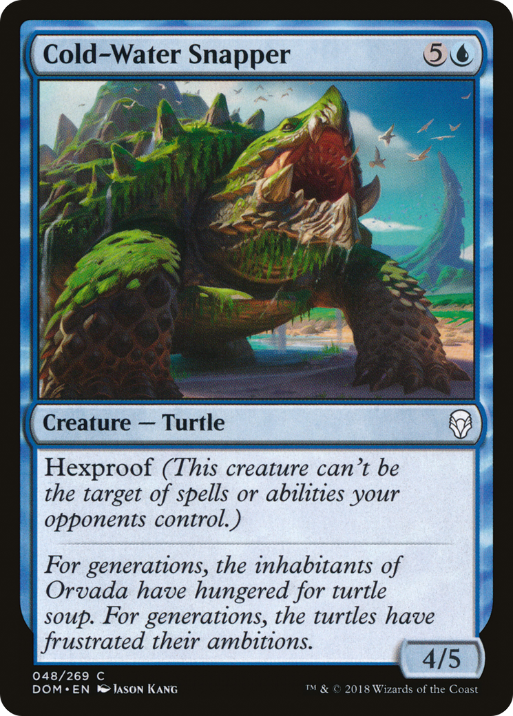 {C} Cold-Water Snapper [Dominaria][DOM 048]