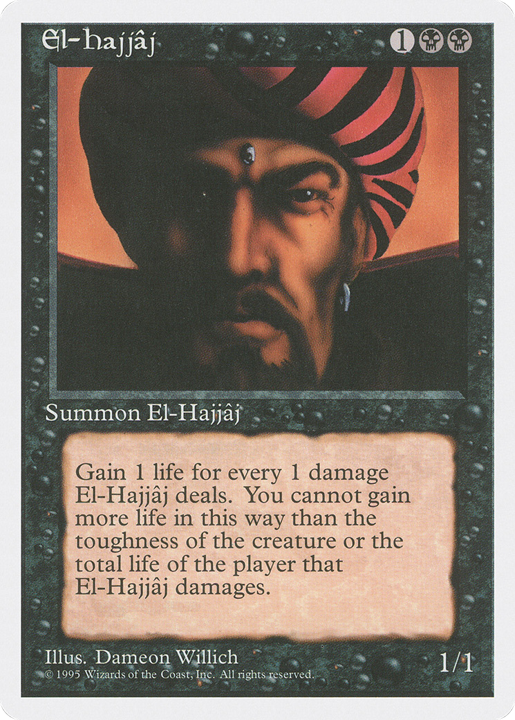 {R} El-Hajjaj [Fourth Edition][4ED 134]