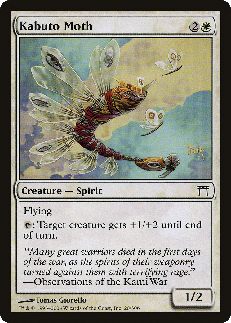 {C} Kabuto Moth [Champions of Kamigawa][CHK 020]