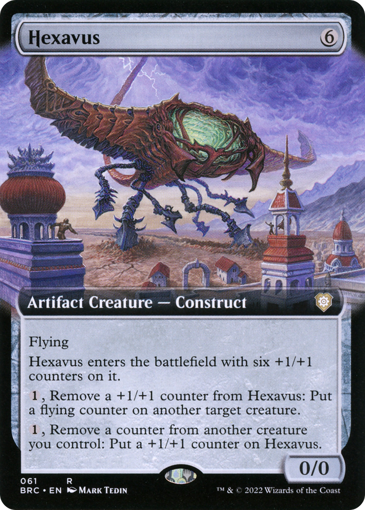 {R} Hexavus (Extended Art) [The Brothers' War Commander][BRC 061]