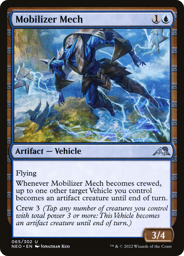 {C} Mobilizer Mech [Kamigawa: Neon Dynasty][NEO 065]