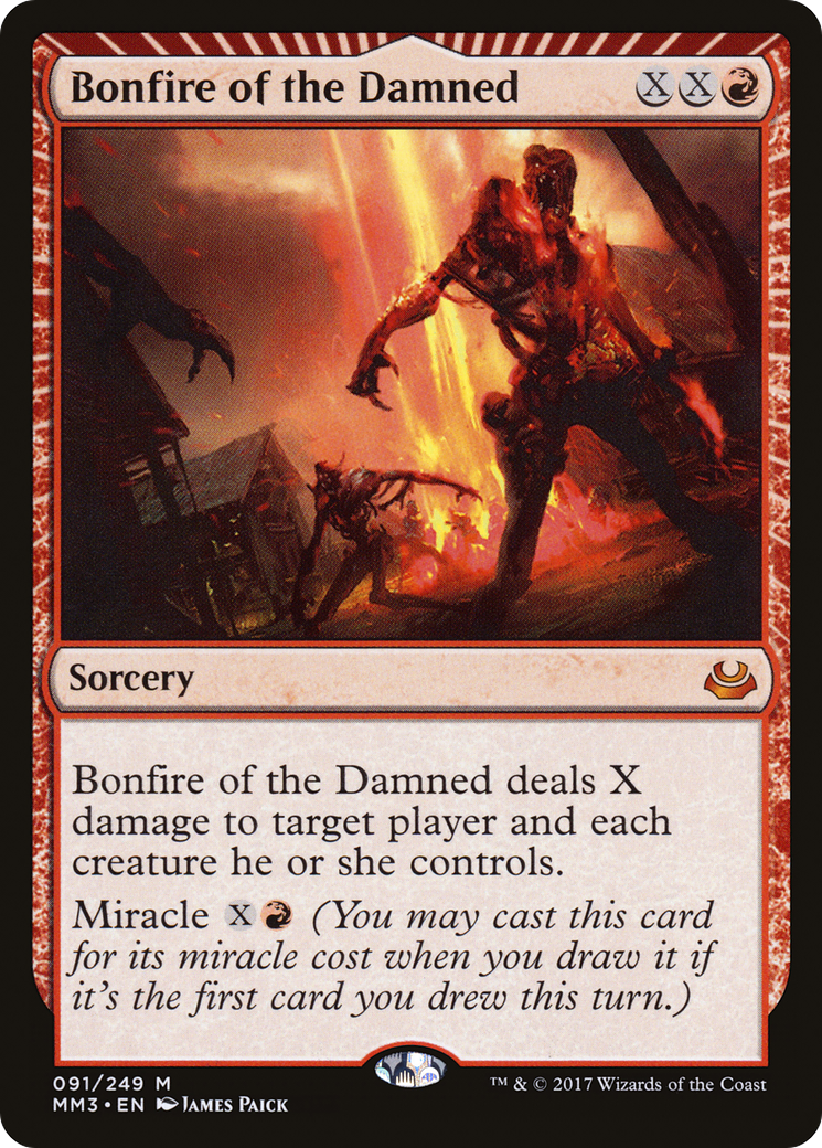 {R} Bonfire of the Damned [Modern Masters 2017][MM3 091]