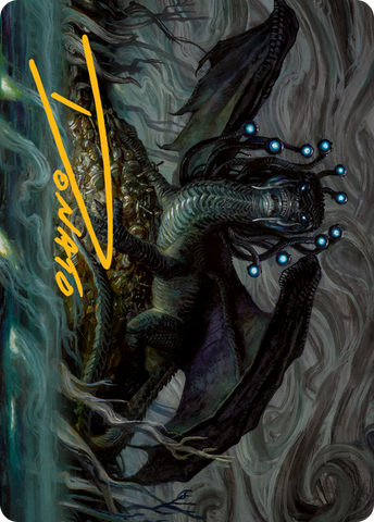 {A} Oculus Whelp Art Card (Gold-Stamped Signature) [March of the Machine Art Series][GS AMOM 015]