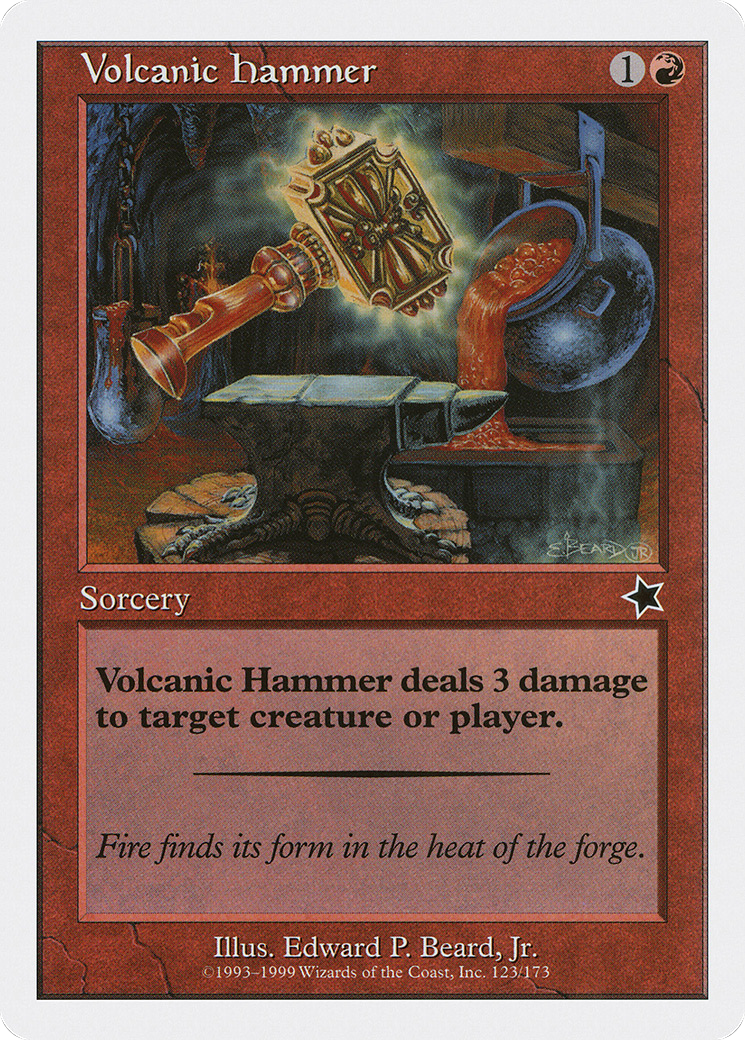 {C} Volcanic Hammer [Starter 1999][S99 123]