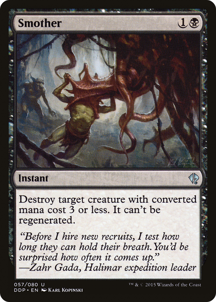 {C} Smother [Duel Decks: Zendikar vs. Eldrazi][DDP 057]