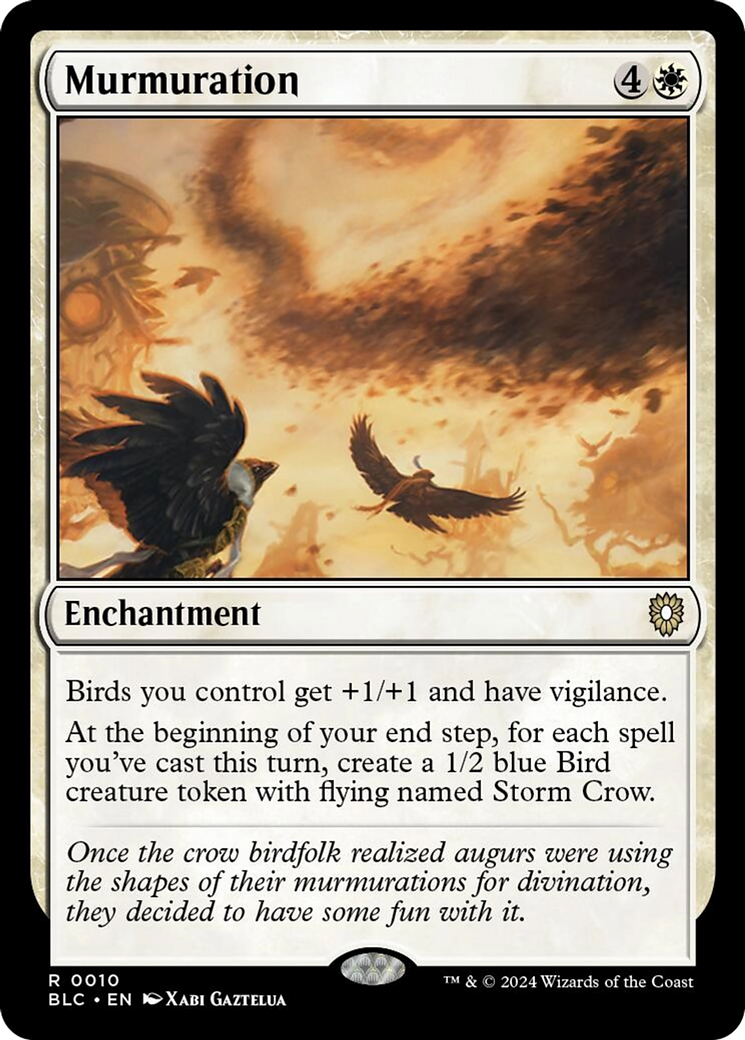 {R} Murmuration [Bloomburrow Commander][BLC 010]