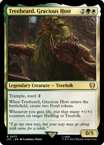 {R} Treebeard, Gracious Host [The Lord of the Rings: Tales of Middle-Earth Commander][LTC 073]
