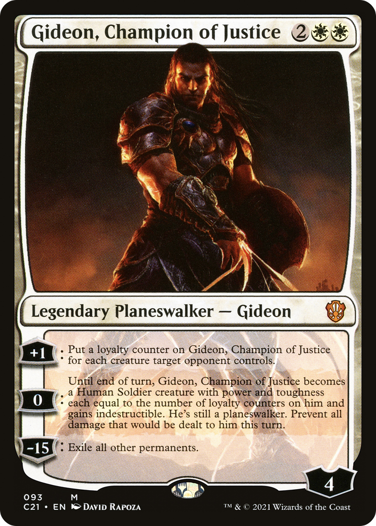 {R} Gideon, Champion of Justice [Commander 2021][C21 093]