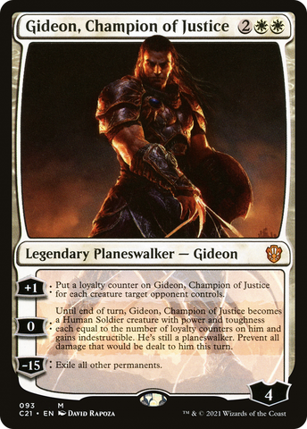 {R} Gideon, Champion of Justice [Commander 2021][C21 093]