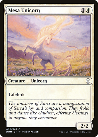 {C} Mesa Unicorn [Dominaria][DOM 027]