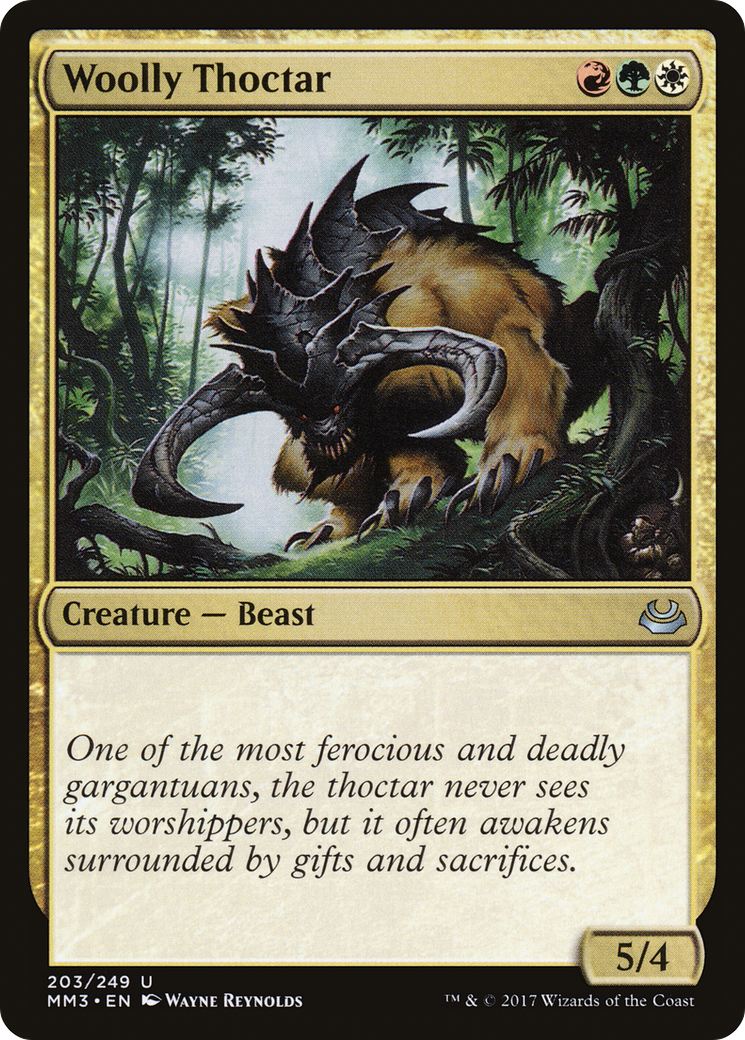 {C} Woolly Thoctar [Modern Masters 2017][MM3 203]