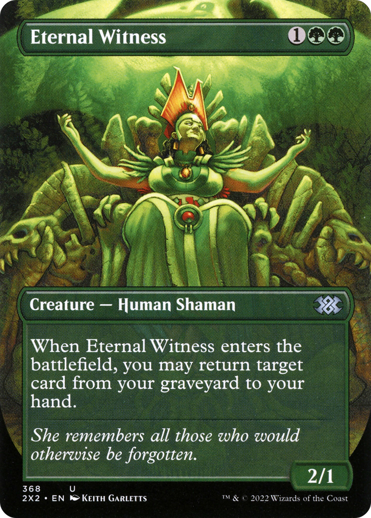 {C} Eternal Witness (Borderless Alternate Art) [Double Masters 2022][2X2 368]