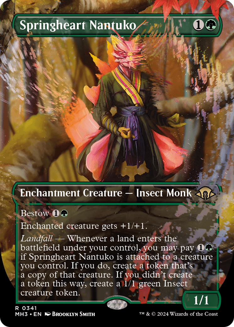 {R} Springheart Nantuko (Borderless) [Modern Horizons 3][MH3 341] - Misty Mountain Games