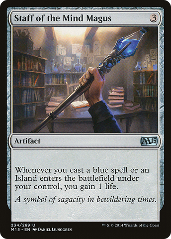 {C} Staff of the Mind Magus [Magic 2015][M15 234]