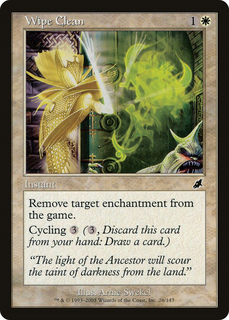 {C} Wipe Clean [Scourge][SCG 026] - Misty Mountain Games