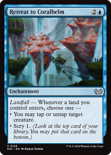{C} Retreat to Coralhelm [Duskmourn: House of Horror Commander][DSC 126]
