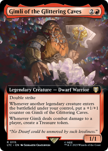 {R} Gimli of the Glittering Caves (Extended Art) [The Lord of the Rings: Tales of Middle-Earth Commander][LTC 115]