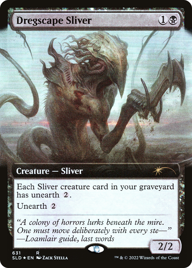 {R} Dregscape Sliver (Extended Art) [Secret Lair Drop Promos][SLD 631]
