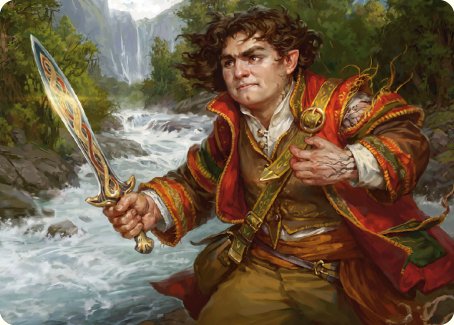 {A} Frodo Baggins Art Card (16/81) [The Lord of the Rings: Tales of Middle-earth Art Series][ALTR 016]