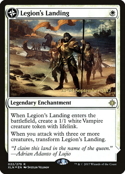 {R} Legion's Landing // Adanto, the First Fort [Ixalan Prerelease Promos][PR XLN 022]