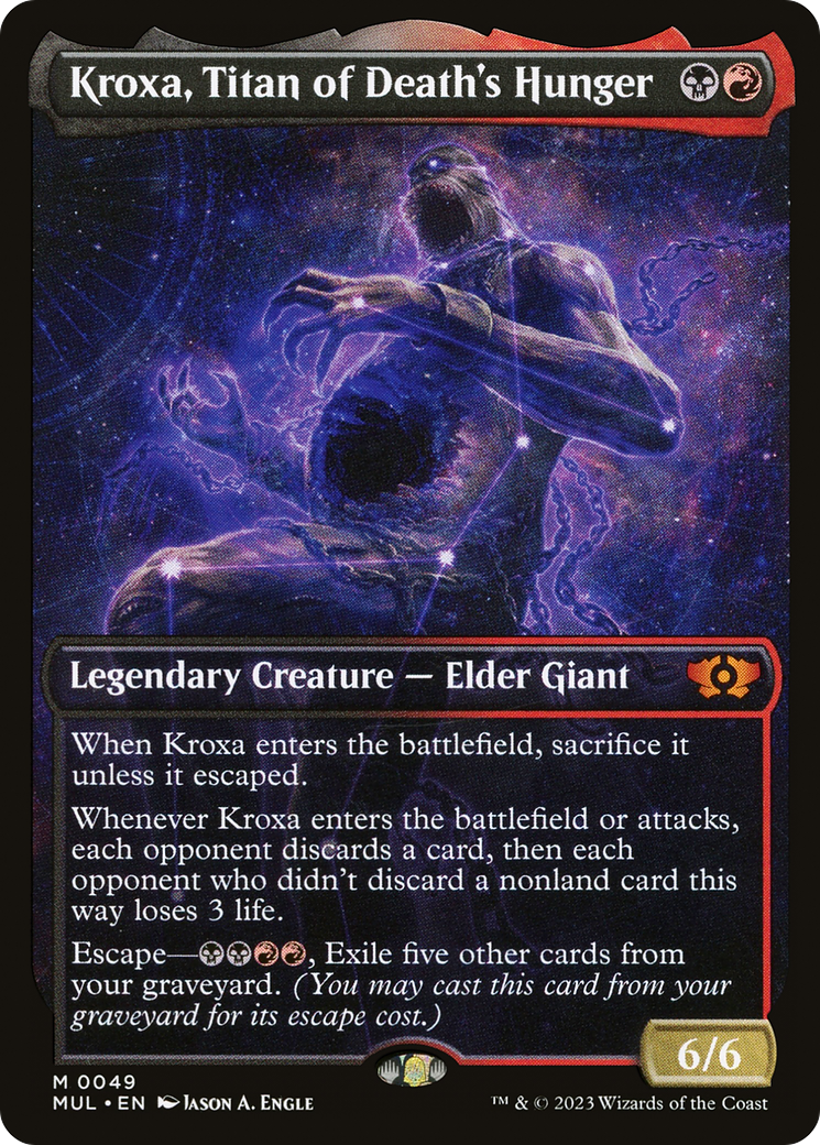 {R} Kroxa, Titan of Death's Hunger [Multiverse Legends][MUL 049]