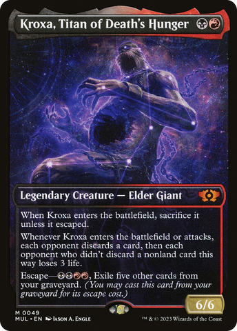 {R} Kroxa, Titan of Death's Hunger [Multiverse Legends][MUL 049]