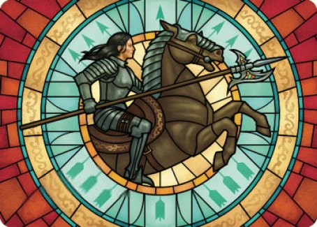 {A} Tori D'Avenant, Fury Rider Art Card [Dominaria United Art Series][ADMU 078]