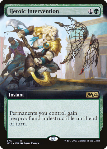 {R} Heroic Intervention (Extended Art) [Core Set 2021][M21 375]
