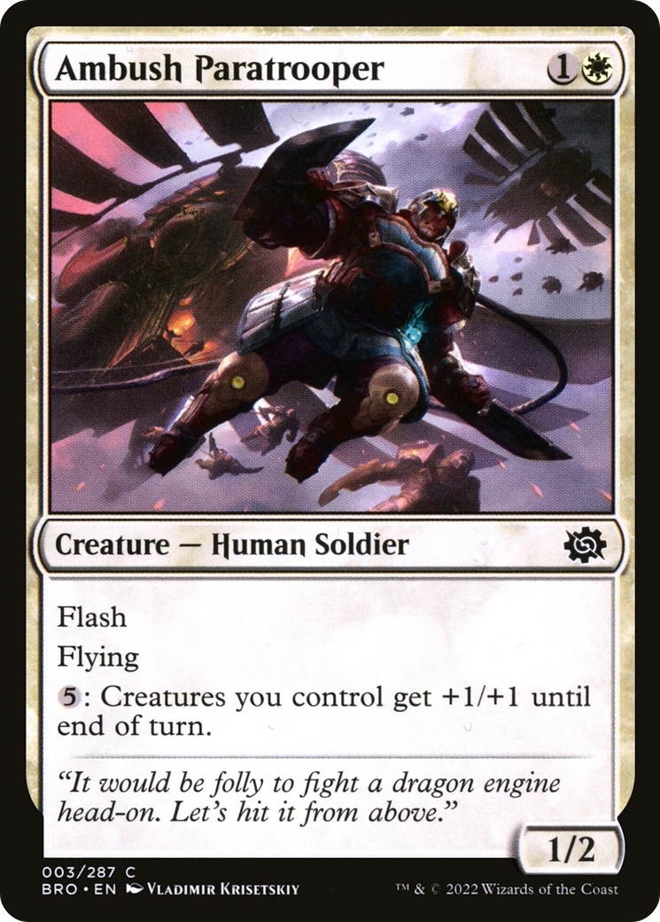 {C} Ambush Paratrooper [The Brothers' War][BRO 003]