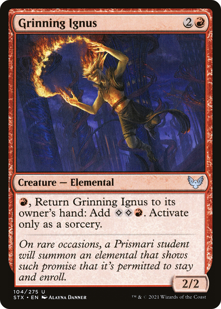 {C} Grinning Ignus [Strixhaven: School of Mages][STX 104]