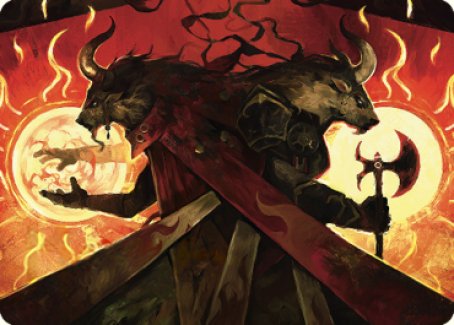 {A} Hurloon Battle Hymn Art Card [Dominaria United Art Series][ADMU 033]