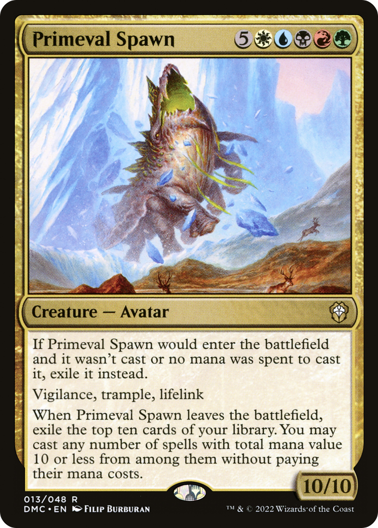 {R} Primeval Spawn [Dominaria United Commander][DMC 013]