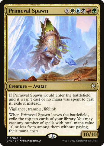 {R} Primeval Spawn [Dominaria United Commander][DMC 013]