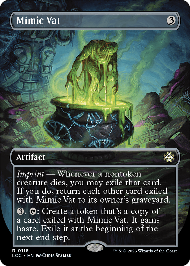 {R} Mimic Vat (Borderless) [The Lost Caverns of Ixalan Commander][LCC 115]